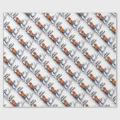 Aboristisch cadeau chirurg Birthday. Cadeaupapier (Vlak)