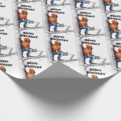 Aboristisch cadeau chirurg Birthday. Cadeaupapier (Hoek)