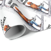 Aboristisch cadeau chirurg Birthday. Cadeaupapier (Rol Hoek)