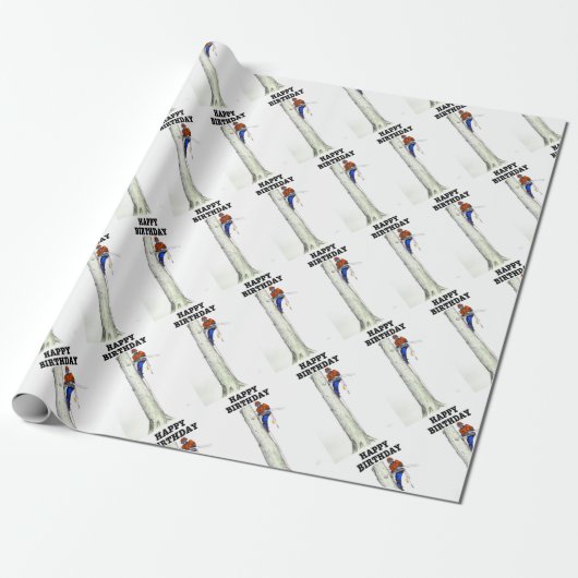 Aboristisch cadeau chirurg Birthday. Cadeaupapier (Uitgerold)