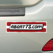 Abort73.com Bumpersticker (Op auto)