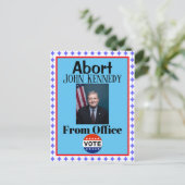 Abort Briefkaart John Kennedy (Staand voorkant)