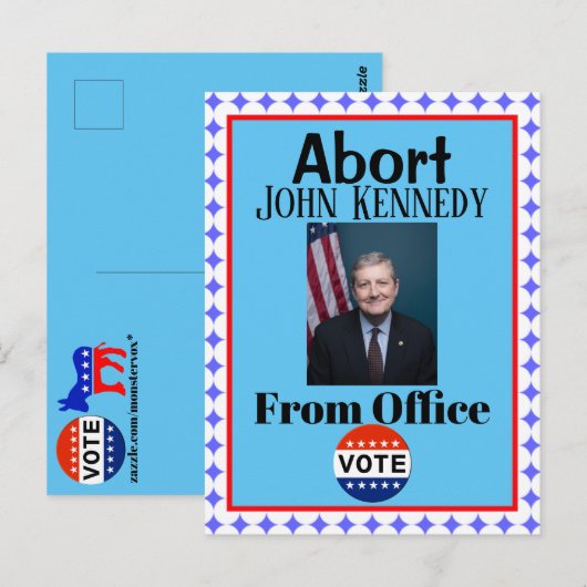 Abort Briefkaart John Kennedy (Voorkant / Achterkant)