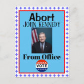 Abort Briefkaart John Kennedy (Voorkant)