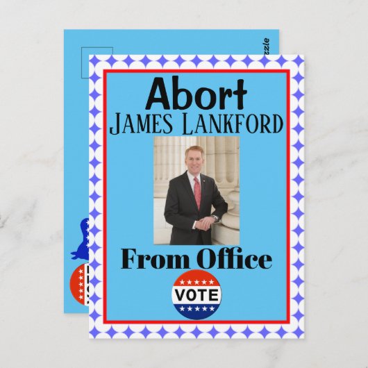 Abort James Lankford Briefkaart (Voorkant / Achterkant)