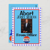 Abort Jerry Moran Briefkaart (Voorkant / Achterkant)