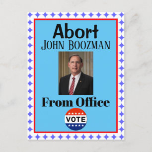 Abort John Boozman Briefkaart