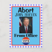 Abort John Hoeven Briefkaart (Voorkant)