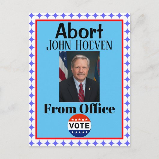 Abort John Hoeven Briefkaart (Voorkant)