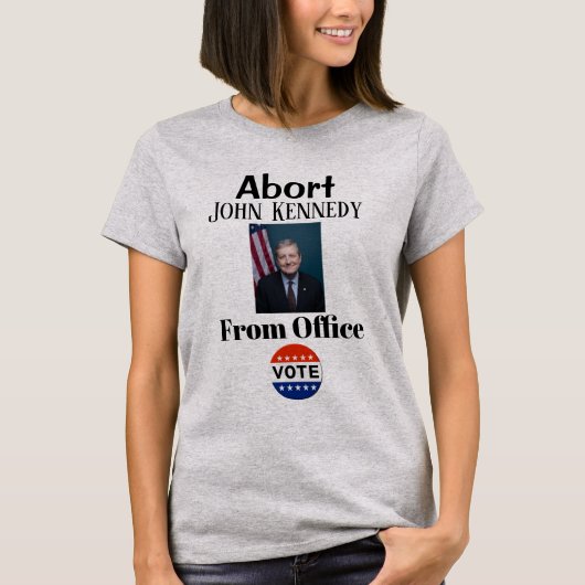 Abort John Kennedy T-Shirt (Voorkant)