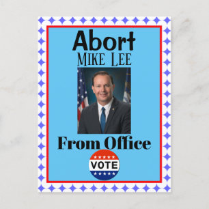 Abort Mike Lee Briefkaart