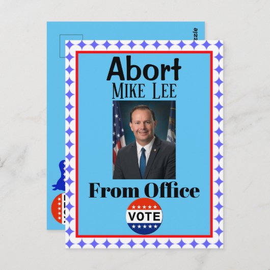 Abort Mike Lee Briefkaart (Voorkant / Achterkant)