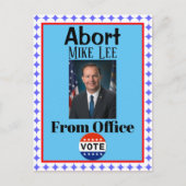 Abort Mike Lee Briefkaart (Voorkant)