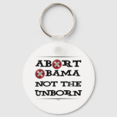 Abort Obama Sleutelhanger (Voorkant)