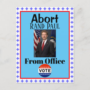 Abort Rand Paul Briefkaart