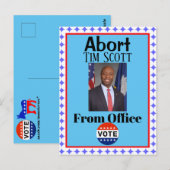 Abort Tim Scott Briefkaart (Voorkant / Achterkant)