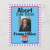 Abort Todd Young Briefkaart (Voorkant)