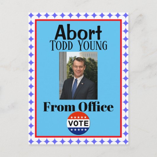 Abort Todd Young Briefkaart (Voorkant)