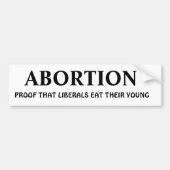 ABORTIE: BUMPERSTICKER (Voorkant)