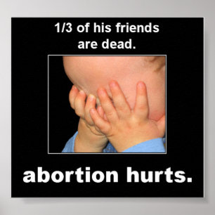 Abortion Hurts Poster