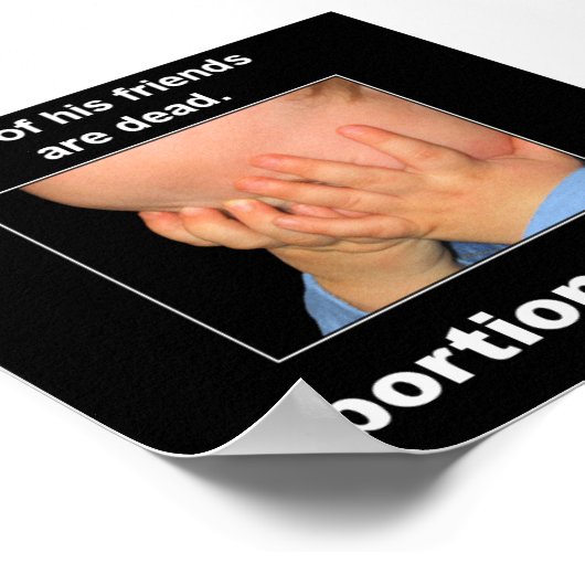 Abortion Hurts Poster (Hoek)