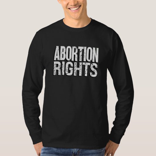 Abortion Rights Pro Choice 2022 Feminist Democraat T-shirt (Voorkant)