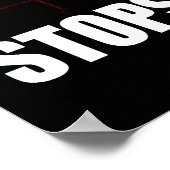 Abortion Stopt a Beating Heart Poster (Hoek)