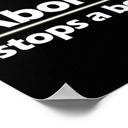 Abortion Stopt a Beating Heart, Pro-Life Poster (Hoek)