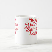 Abortion Veilig en Wettelijk Houdbaar Koffiemok (Center)