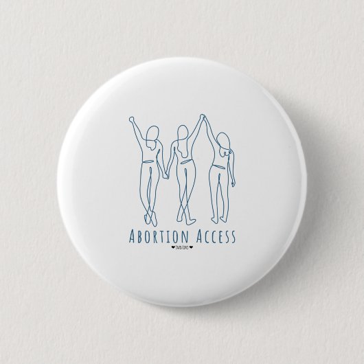 Abortus Access bewaart levens Ronde Button 5,7 Cm (Voorkant)