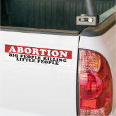 Abortus Bumpersticker (Op Truck)