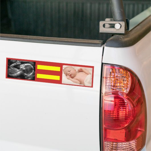 Abortus gelijkheid bumpersticker (Op Truck)