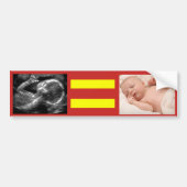 Abortus gelijkheid bumpersticker (Voorkant)