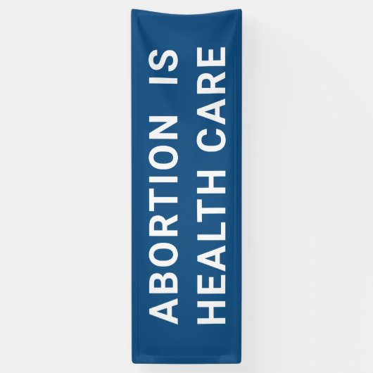 Abortus is een protestactie tegen vrouwenrechten i spandoek (Verticaal)