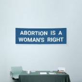 Abortus is een vrouwenrechtenprotestwedstrijd spandoek (Beurs)