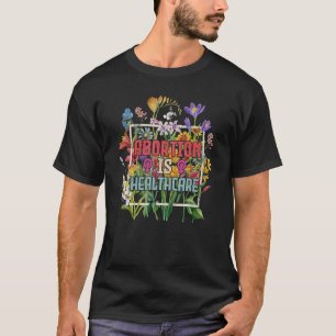 Abortus is feministisch feminisme Retro Pro in de T-shirt
