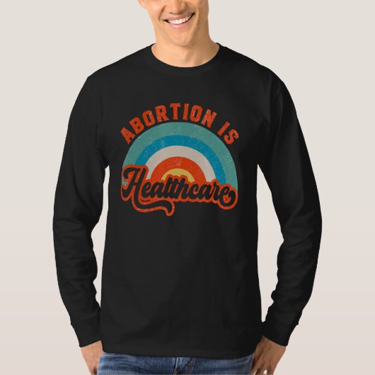 Abortus is feministisch feminisme Retro Pro in de  T-shirt (Voorkant)