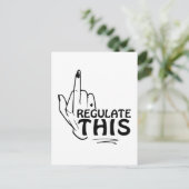 Abortus is gezondheidszorg, abortusrechten briefkaart (Staand voorkant)