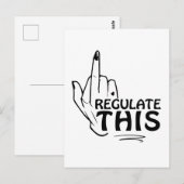 Abortus is gezondheidszorg, abortusrechten briefkaart (Voorkant / Achterkant)