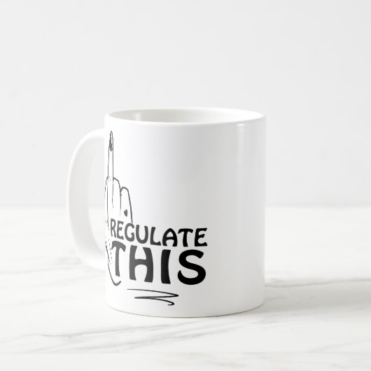 Abortus is gezondheidszorg, abortusrechten koffiemok (Voorkant links)