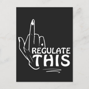 Abortus is gezondheidszorg, feministische kunst, a briefkaart