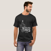 Abortus is gezondheidszorg, feministische kunst, a t-shirt (Voorkant volledig)