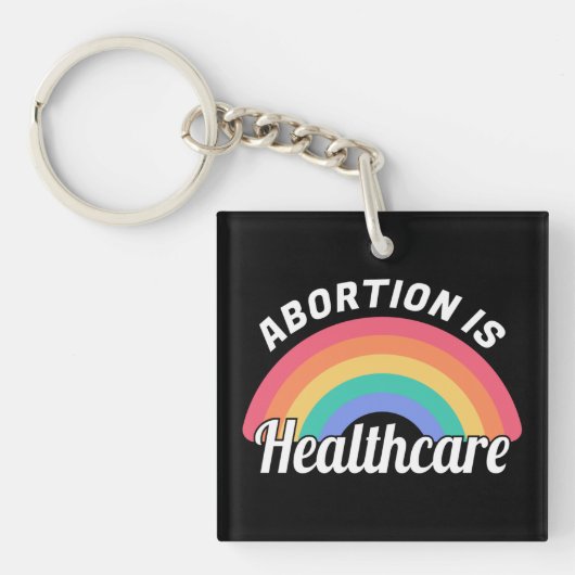 Abortus is gezondheidszorg i sleutelhanger (Voorkant)