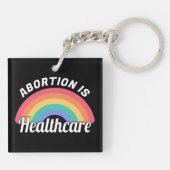 Abortus is gezondheidszorg i sleutelhanger (Achterkant)