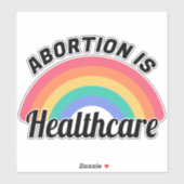 Abortus is gezondheidszorg i sticker (Vel)