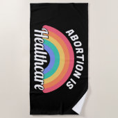 Abortus is gezondheidszorg i strandlaken (Voorkant)