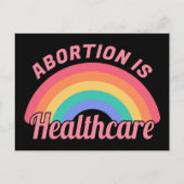 Abortus is gezondheidszorg II Briefkaart (Voorkant)