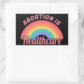 Abortus is gezondheidszorg II Rechthoekige Sticker (Tas)