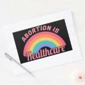 Abortus is gezondheidszorg II Rechthoekige Sticker (Envelop)