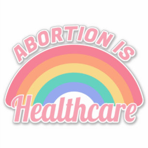 Abortus is gezondheidszorg II Sticker